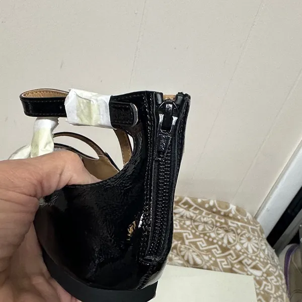 Sun + Stone Women's Cecillee Triple Strap Mary Jane Flats NWT - Image 7