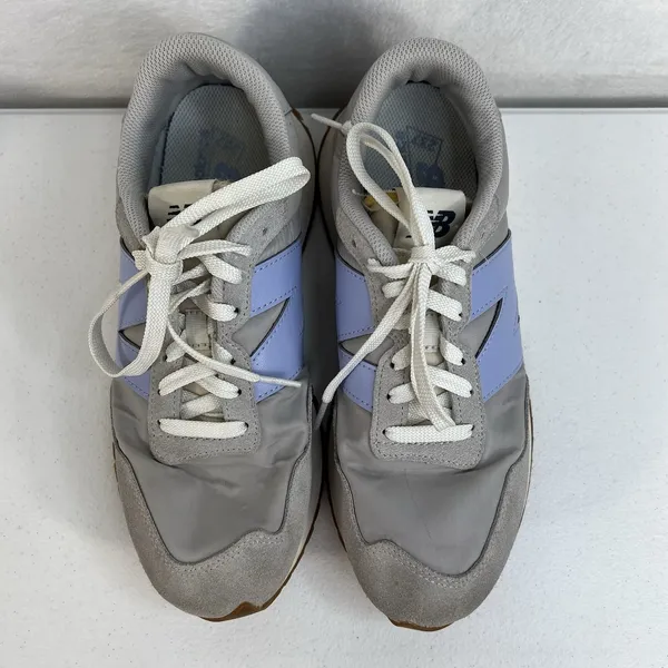 New Balance 10 Sneakers 237 Retro Running Suede Nylon Grey Lavender WS237GB - Image 6