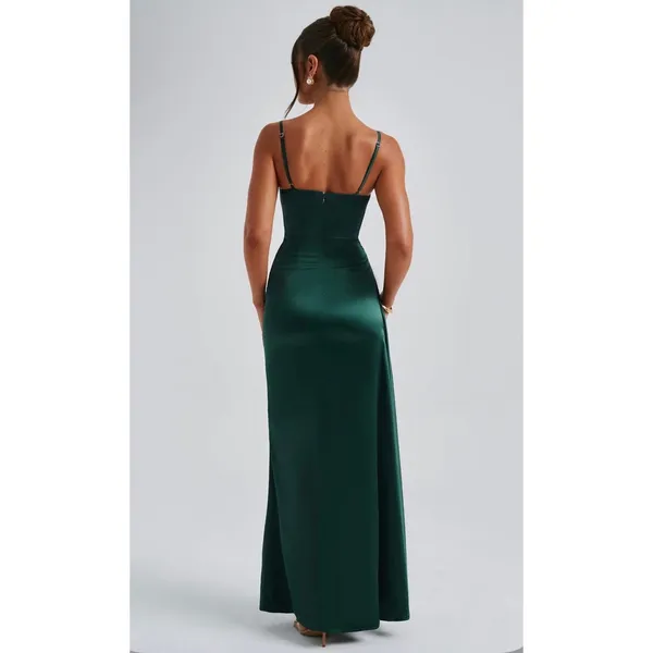 Babyboo WINONA MAXI DRESS - EMERALD Green NEW Size Medium - Image 3