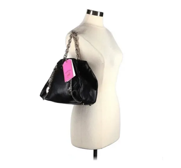 Versace For H&M Black Leather Charms Hobo Bag - Image 3