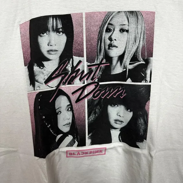 Black Pink Shut Down Kpop Tshirt size 2X - Image 2