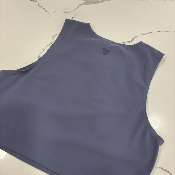 TNAction Tank Top Womens Size Large Crop Top Athletic Blue Workout Aritzia - Image 5