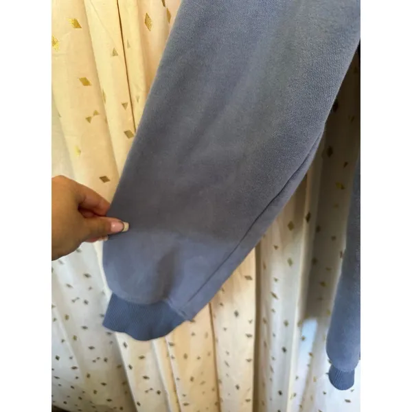 White Fox Vol.3 Ocean Puff Print Logo Oversized Offstage Hoodie Sweatshirt S/M - Image 4
