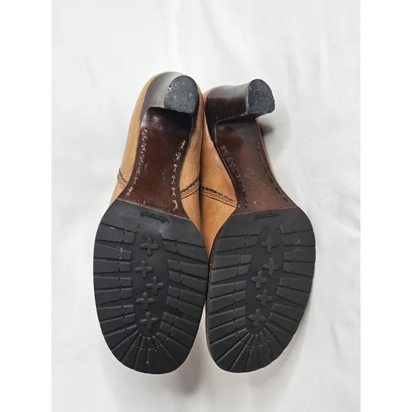 COLE HAAN Country Vibram‎ Sole Brown Leather Ankle Boots Womens Size 6B - Image 5