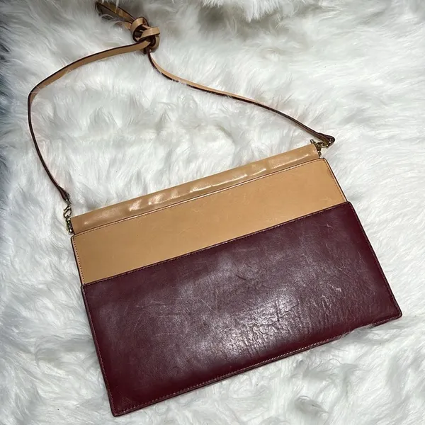 Zara‎ Clan Shell Clutch with Shoulder Strap B90 - Image 2