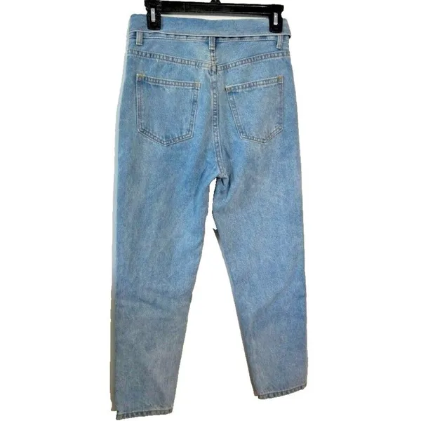 Lioness Women's High Waist Foldover 90's Mom Jeans Size XS Size 2 - Image 7
