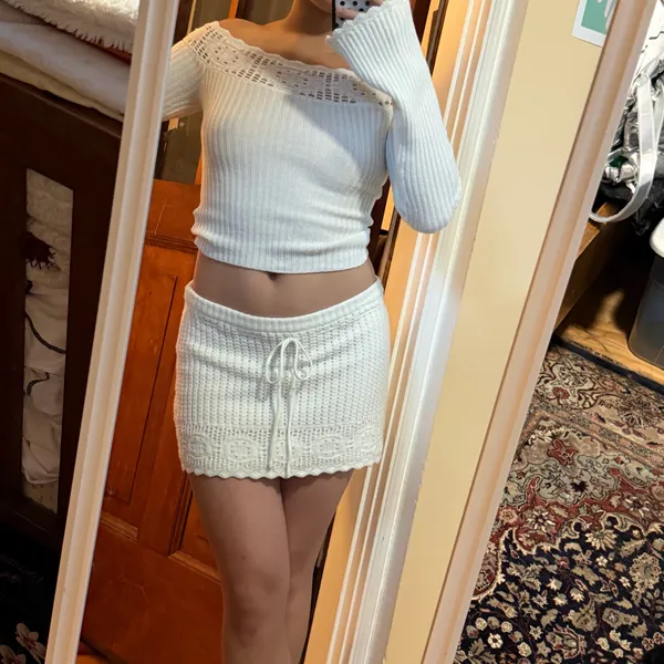 urban outfitters crochet mini skirt - Image 2
