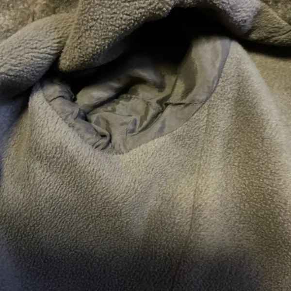 Vtg Y2K American Eagle Peacoat Gray Wool Blend Double Breasted Jacket M - Image 6