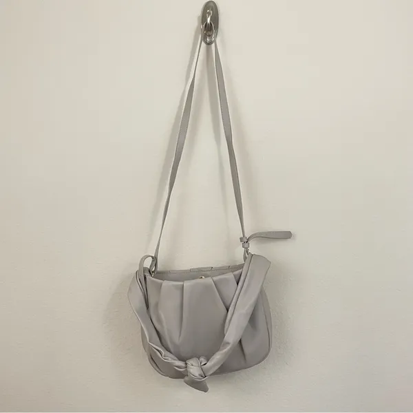 Banana Republic Gray Soft‎ Tie Strap Shoulder Bag - Image 7