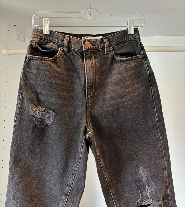 Garage Black Denim Jeans - Image 2