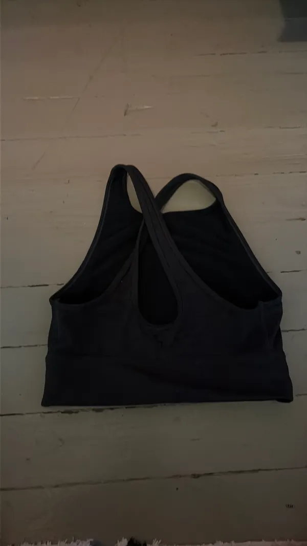 JoyLab Black Sports Bra xxs cross back - Image 2