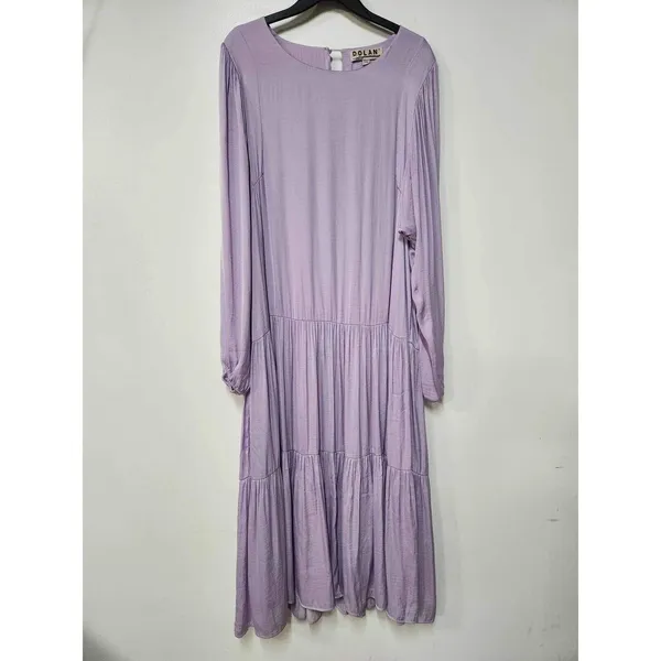 Anthropologie Dolan Katrina Tiered Maxi Dress Size L. B-3 - Image 4