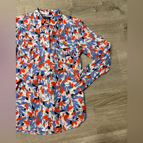 •LAUREN RALPH LAUREN• BUTTON UP - Image 2