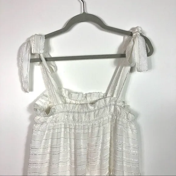 Anthropologie‎ Entro white dress women's small - Image 3