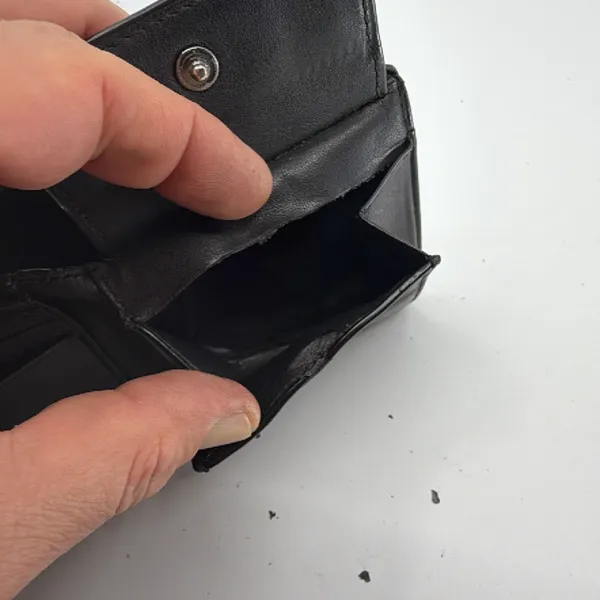 Coach Black Signature Coated Canvas Wallet - Image 8