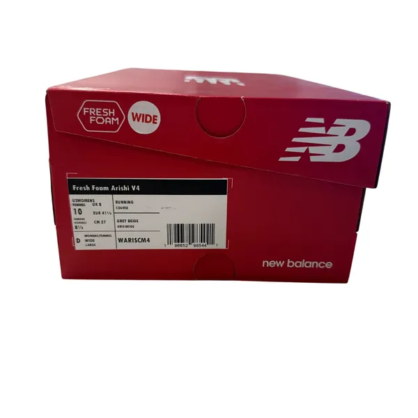 New Balance Fresh Foam Arishi v4 in Grey Beige, Size W10/M8.5 Wide - Image 7