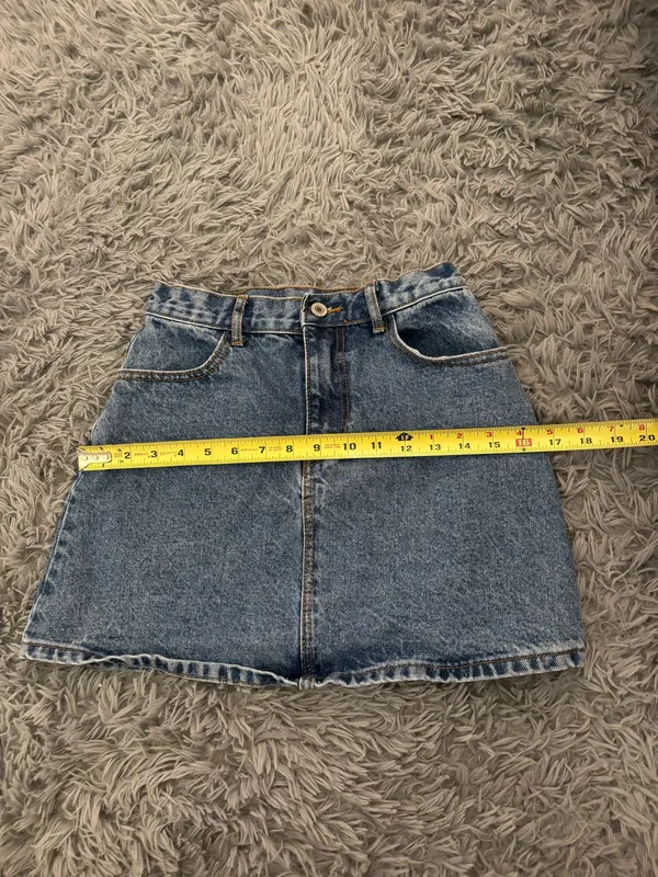 Brandy Melville High Waisted Denim Skirt - Image 5