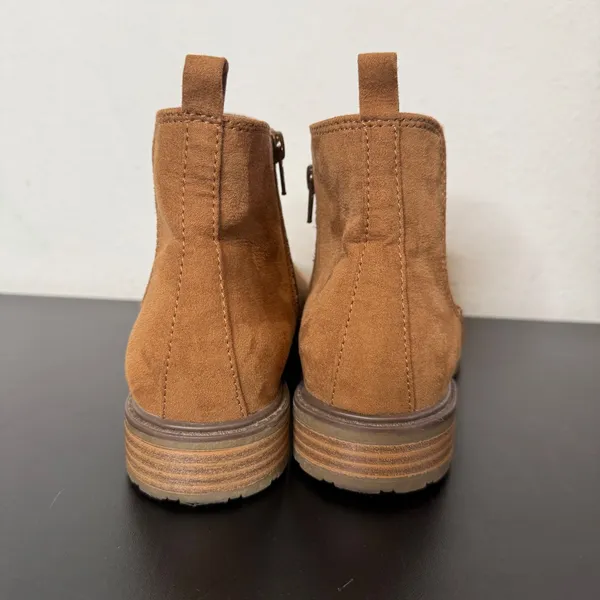 Sonoma Womens Brown Faux Suede Chelsea Ankle Boots Size‎ 7.5 BRANTLEE Western - Image 2