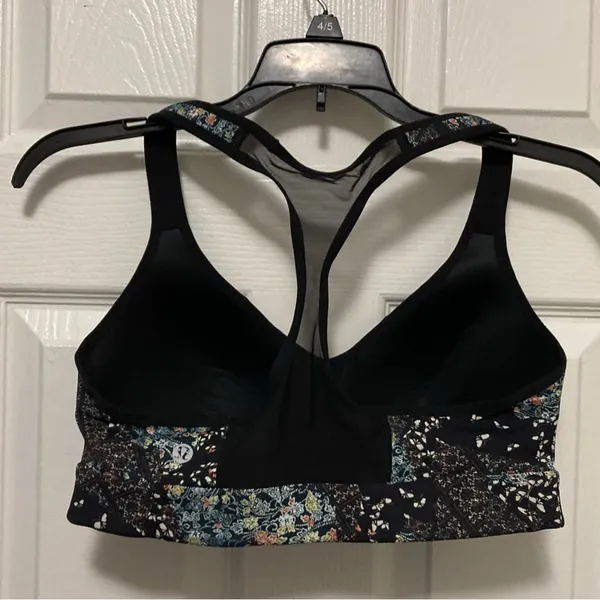 *Lululemon Speed Up Assemblage White Alpine Multi Sports Bra #F - Image 7