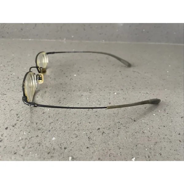 Nike with Flexon 4603 001 Eyeglass Frames ONLY 45-20-135 Black metal full rim - Image 4
