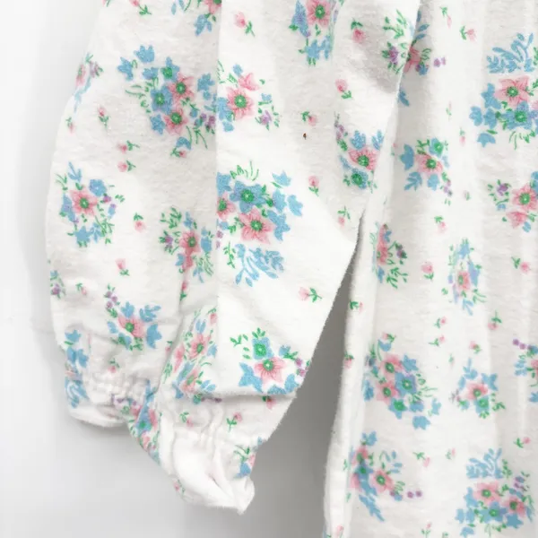 The Vermont Country Store Womens Floral Cotton Cottagecore‎ Flannel Nightgown M - Image 3
