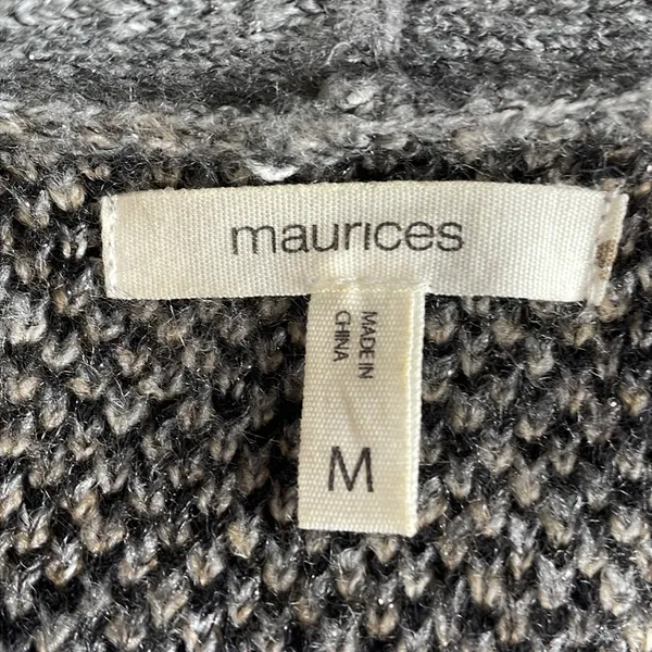 Maurices Gray Leopard print open front cardigan - Image 5