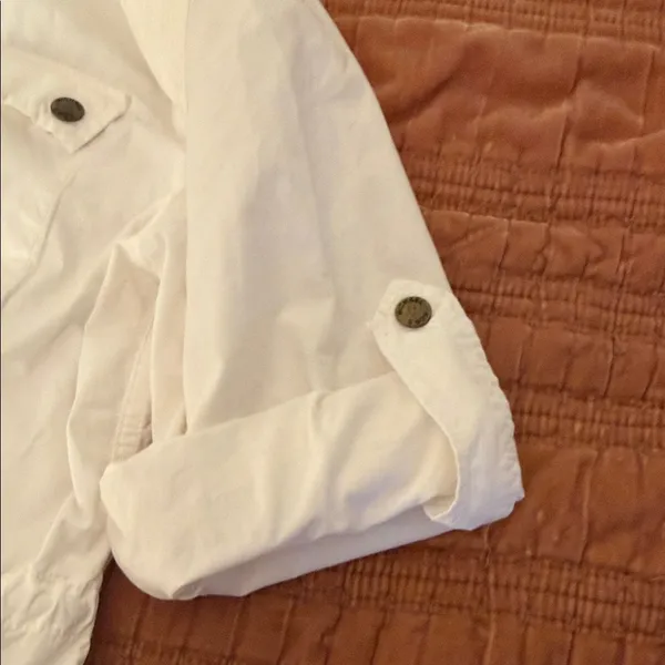 Michael Kors white‎ utility Jacket szM - Image 4