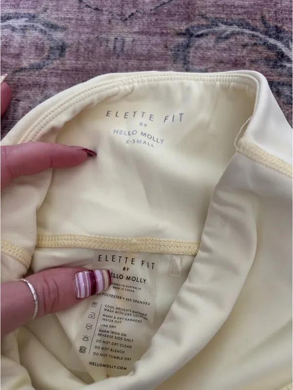 Hello Molly Elette Fit Yellow Leggings High Waisted - Image 3