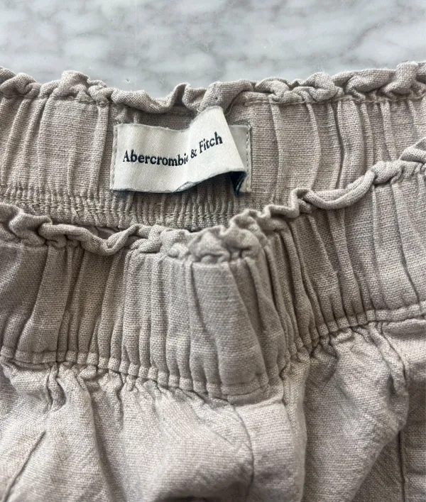 Abercrombie & fitch linen shorts - Image 3