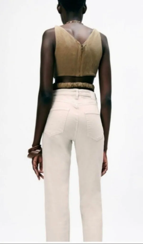 Flared High Rise Jeans - Image 2