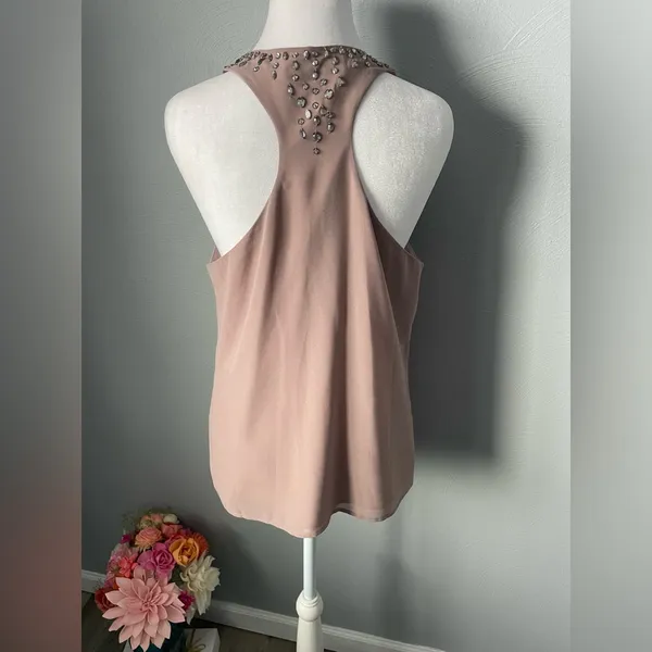 Elegant Embellished V-Neck Blouse - Image 4