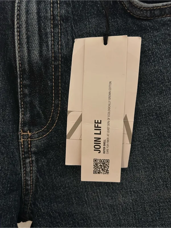 Zara Dark Blue Straight-Leg Women’s Jeans - Image 3