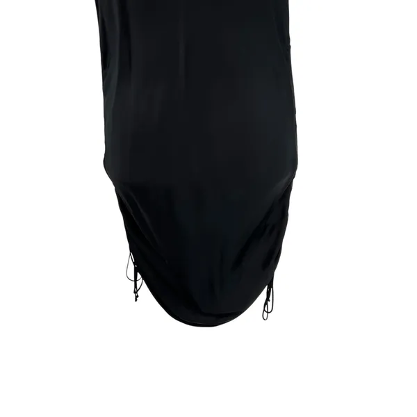 Aritzia‎ Wilfred Only Ruched Slip Dress Mini Sleeveless Black Size Small - Image 10