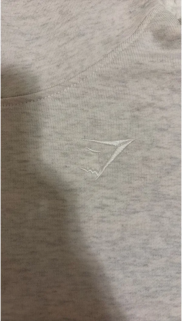 Heather grey gym shark sweatshirt - Image 4