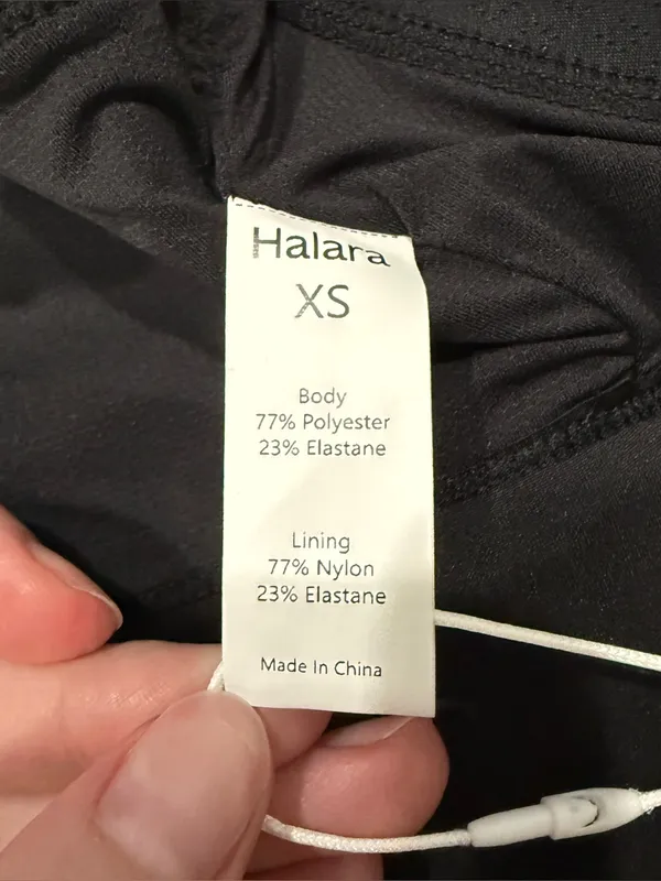 NWT Halara Black Zip Up Sports Bra - Image 6