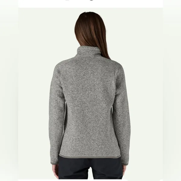 PATAGONIA Women's Better Sweater® 1/4-Zip Fleece Gray Fleece Pullover like new ✨ - Image 2