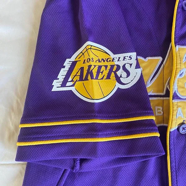 Aeropostale Lakers Button-Up Jersey - Image 5