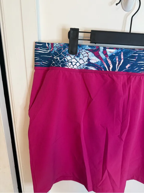 Reel Legends Tropical Fuchsia Athletic Skort - Image 4