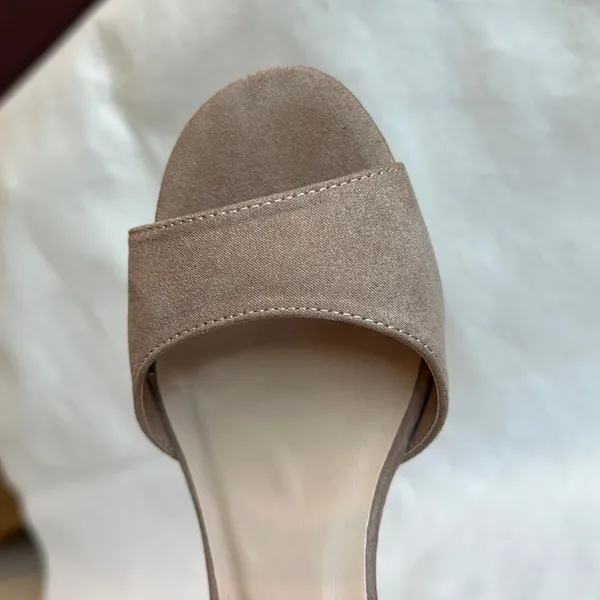 Lulu’s Faux Suede Ankle Strap High Heel Sandals - Image 13