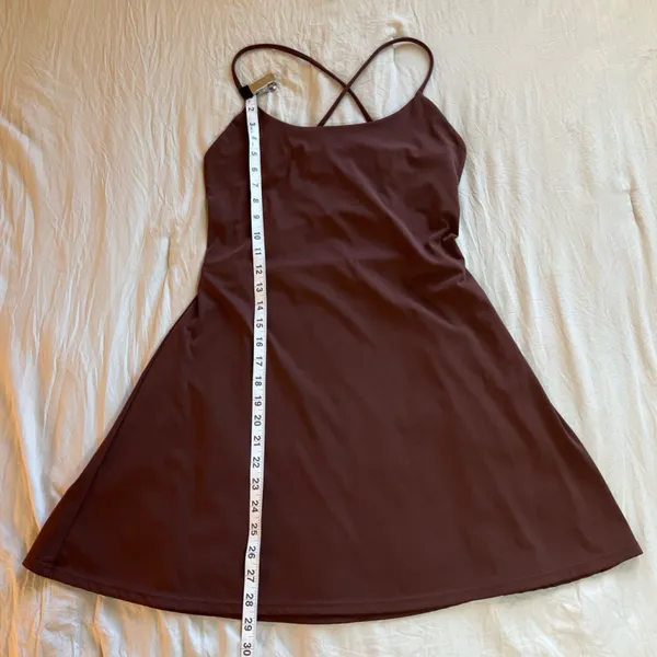 Tennis Dress for Women‎ Backless Lace Up Workout Dress Size Medium - Image 3