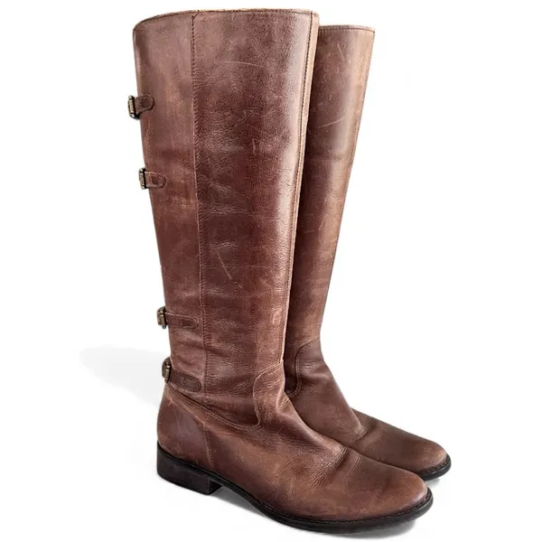 Matisse “Becky” Brown Leather Knee-High Boots - Image 2