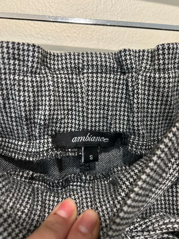 Paperbag pants (S) Black - Image 7