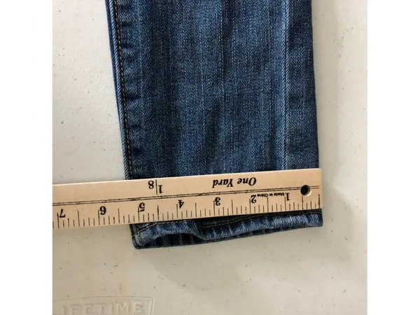 American Eagle Jeans Skinny Medium Wash Distressed Ripped Stretch 00 Short - Image 9