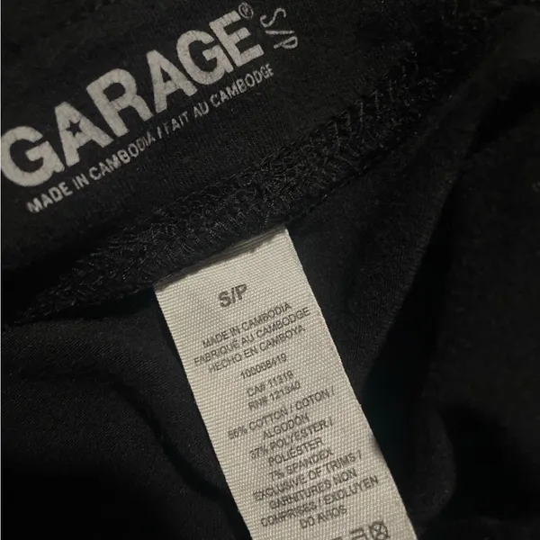 Garage Classic Black Leggings - Image 2