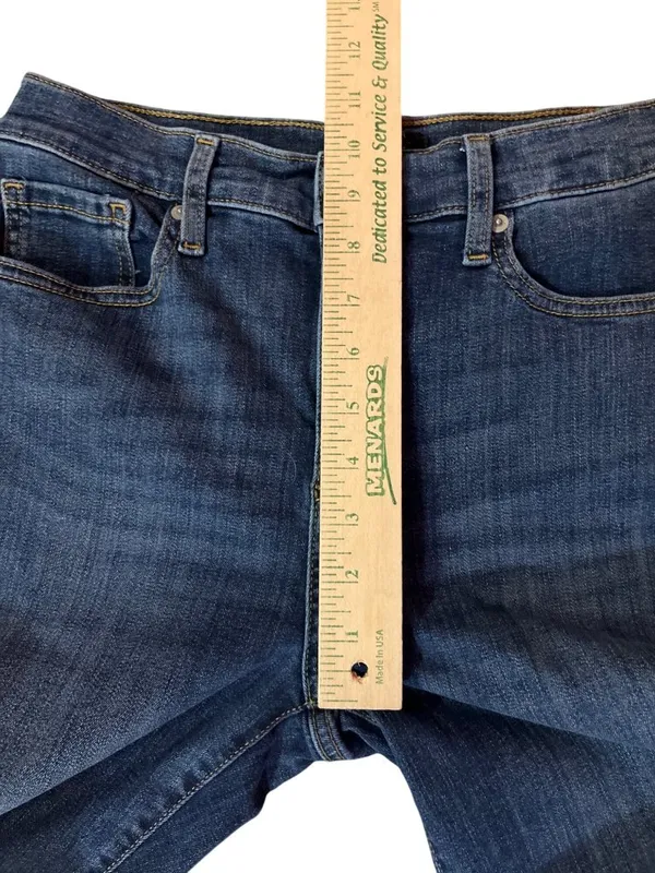 Banana Republic Womens 27/4 High Rise Bootcut Jeans Dark Wash USED - Image 10