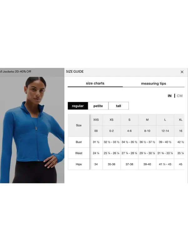 New Athleta XS Salutation Crop Jacket Breaker Blue X-Small Regular - Image 7