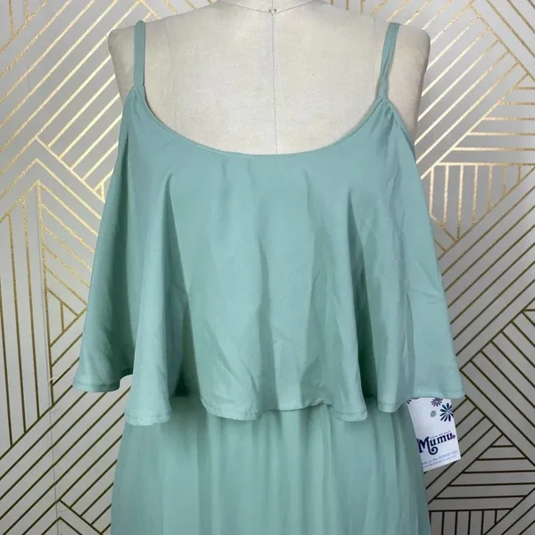 Show‎ Me Your Mumu Caitlin Maxi Dress Dusty Mint - Image 4