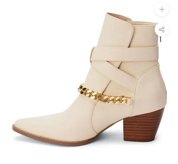 Coconuts by Matisse Booties Ivory Size 7 - Image 2