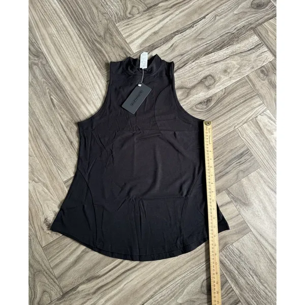 Alphalete Women's Premium Mockneck Tank - Black ,size Medium - Image 6