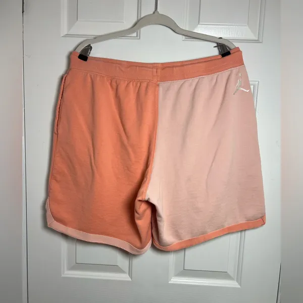 Jordan Jumpman Classics Shorts Men's XXL Orange Pink Two Tone‎ Fleece Basketball - Image 3